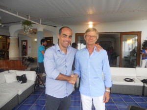Alfredo Aletta col regista Bille August
