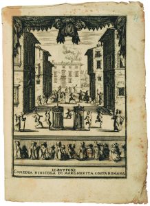 Fig. 24 Margherita Costa, Li buffoni commedia ridicola, 1641