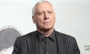 Peter Greenaway at the Goltzius and the Pelican Company premiere in Rome