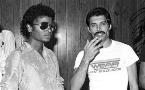 Michael Jackson e Freddie Mercury